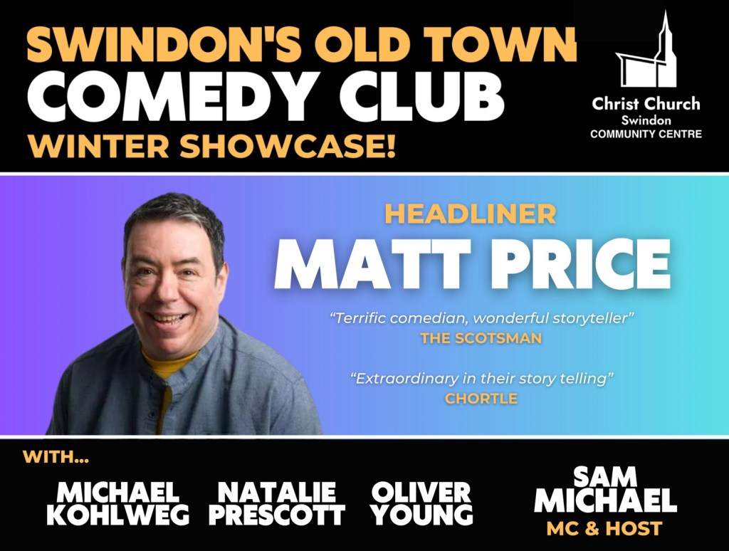 Swindon Old Town Comedy Club presents its first Winter&nbsp;Showcase!