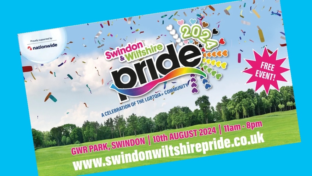 Swindon & Wiltshire Pride returns this August at their brand new location of GWR Park in Swindon