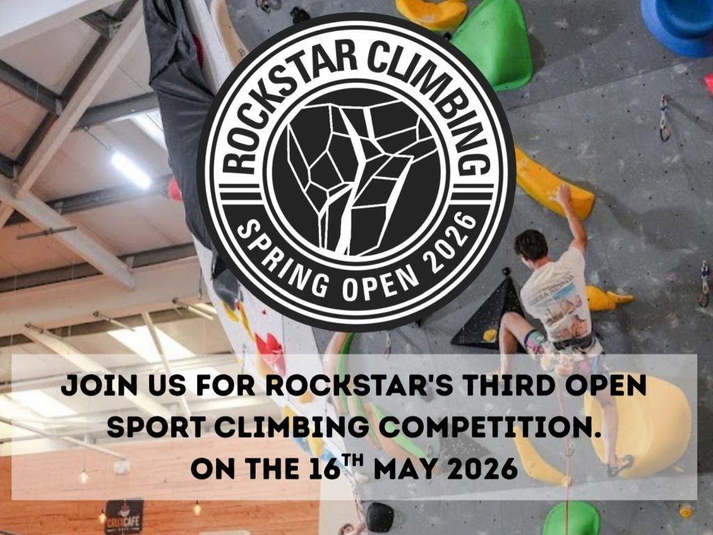 Join Rockstar Climbing Centre for the return of the Rockstar Spring Open, one day sport climbing competition.