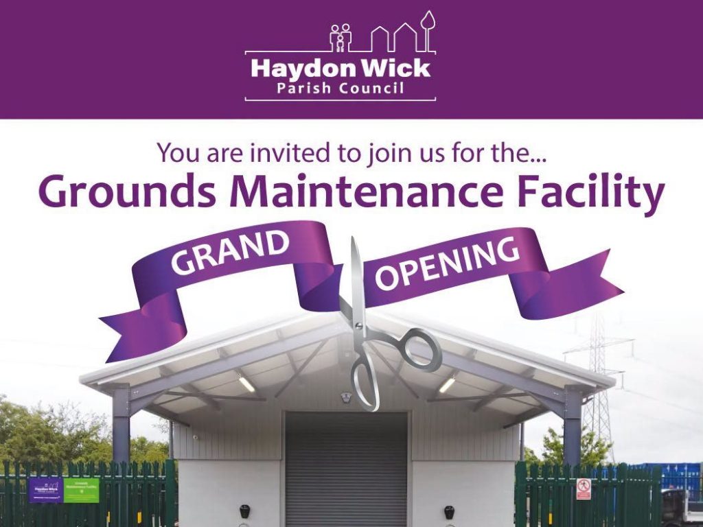 Haydon Wick Grounds Maintenance Facility Celebrates Official Opening 