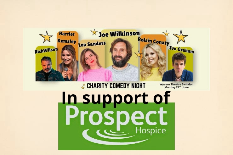 Acclaimed comedian Joe Wilkinson to headline comic star cast including Swindon’s very own Ivo Graham at Wyvern Theatre is support of&nbsp;Prospect