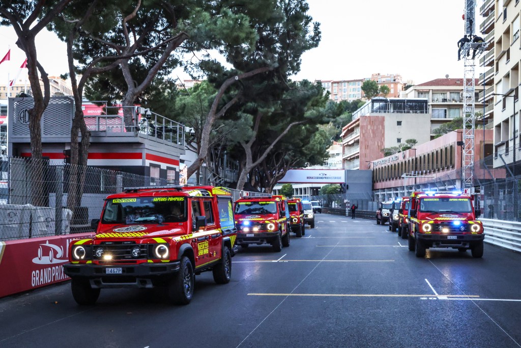 INEOS GRENADIER GOES TRACKSIDE WITH MONACO FIRE BRIGADE AS OFFICIAL MOTORSPORT RESPONSE&nbsp;VEHICLES